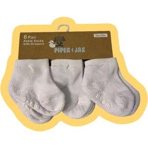 Piper & Jax 6-Pack Ankle Socks